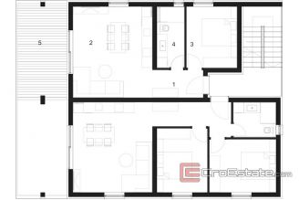 009 2035 106 Ciovo Apartmans with pool for sale