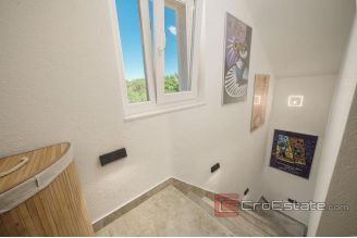 008 2021 355 near Sibenik stone house first row to the sea for sale