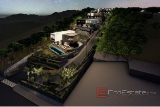 008 2035 119 Trogir villa with pool and open sea view