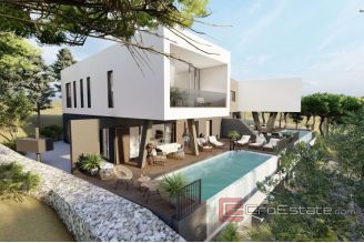 011 2035 123 Trogir modern villa with pool and a sea view for sale