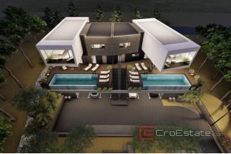 011 2035 123 Trogir modern villa with pool and a sea view for sale