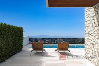 010 1021 18 Krk modern villa with pool and a sea view for sale