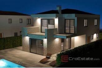010 1021 18 Krk modern villa with pool and a sea view for sale