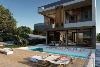 017 2022 378 Biograd three villas under construction with a sea view for sale