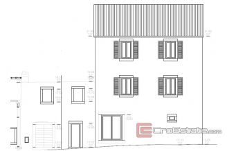 007 2016 598 Island of Brac stone house with a sea view and a project for reconstruction for sale