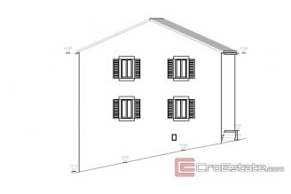 007 2016 598 Island of Brac stone house with a sea view and a project for reconstruction for sale