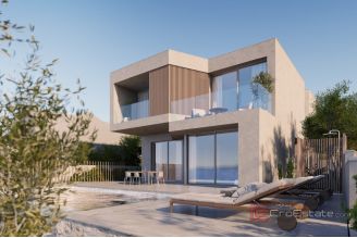 014 2022 400 rogoznica attractive new villa first row to the sea sale