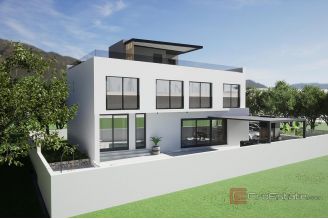 012 2018 250 Zadar villa under construction near the sea for sale