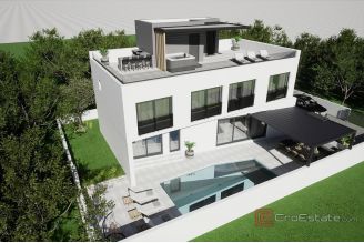 012 2018 250 Zadar villa under construction near the sea for sale