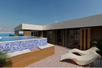 009 2041 72 Primosten Luxury penthouse with a sea view for sale