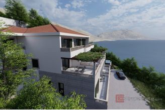 010 2047 02 Omis Apartment house first row to the se for sale
