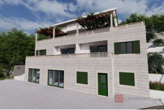 010 2047 02 Omis Apartment house first row to the se for sale