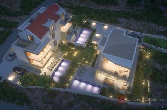 007 2044 12 Rogoznica Apartment with pool sea view for sale