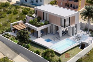 012 2016 617 rogoznicamodern villa with pool and sea view for sale
