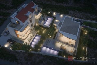 006 2044 23 Rogoznica Villa with pool and sea view for sale