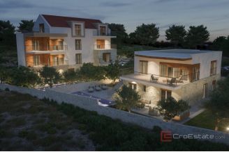 006 2044 23 Rogoznica Villa with pool and sea view for sale