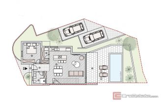 015 2043 130 Vodice Modern house with pool and a sea view for sale