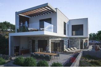 020 5325 30 Primosten Newly built villa with pool and a sea view for sale