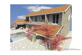 006 2031 153 rogoznica building plot with panoramic sea view for sale