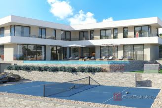 008 2018 271 Rogoznica Modern villa with pool in the second row to the sea for sale