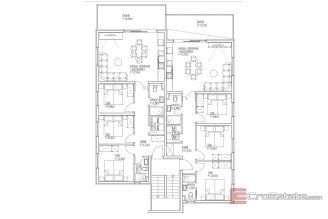 009 2016 638 Ciovo Modern apartment with pool and open sea view for sale