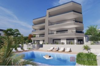 008 2016 639 Ciovo Apartments with pool and sea view for sale