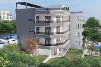 008 2016 639 Ciovo Apartments with pool and sea view for sale