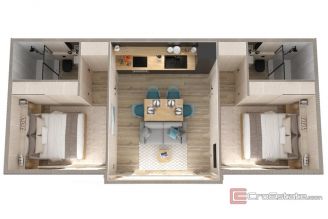 015 2044 41 Sibenik Modern mobile homes in a luxury resort for sale