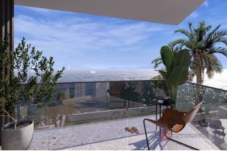 016 2035 206 Ciovo luxurx apartment with pool and a garden in the first row to the sea for sale