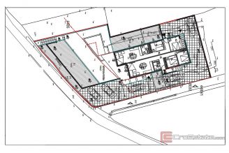 016 2035 206 Ciovo luxurx apartment with pool and a garden in the first row to the sea for sale