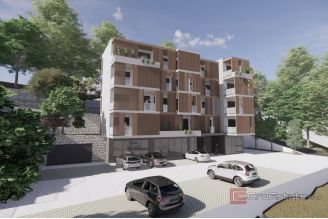 005 2052 18 Omis Building land with a project and a sea view for sale