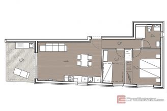 010 2043 161 Zadar Modern two bedroom apartment with a sea view for sale