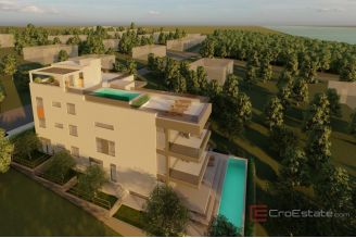 013 2043 162 Zadar Modern penthouse with pool for and roof terrace for sale