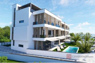 008 2043 163 near zadar luxury seafront apartment with swimming pool for sale