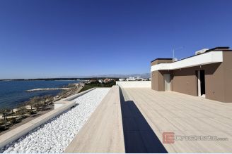 001 2043 166 near zadar penthouse with roof terrace first row to the sea sale