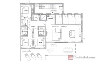 010 2043 167 Nin Exclusive apartment with pool in the first row to the sea for sale