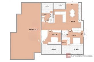 008 2052 36 Makarska Luxury two level apartment with a sea view for sale