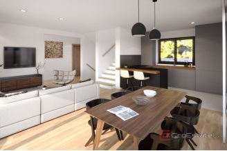 020 2052 57 Peljesac Modern villa with pool and a sea view for sale