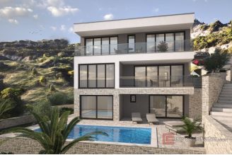 020 2052 57 Peljesac Modern villa with pool and a sea view for sale
