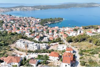 007 2035 240 Trogir Land with sea view and permission to build a villa for sale