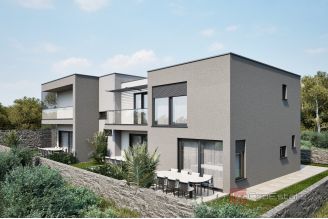 010 2047 82 vodice triplex with yard and swimming pool option for sale