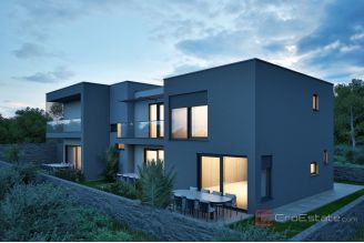 010 2047 82 vodice triplex with yard and swimming pool option for sale