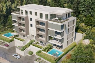 012 2035 246 Omis Luxury apartment in a new building in the first row to the sea for sale