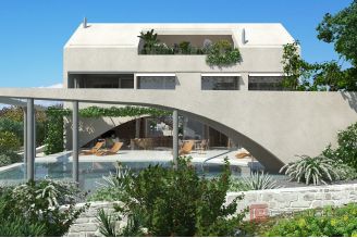 013 2044 63 Rogoznica Building land with an open sea view for sale