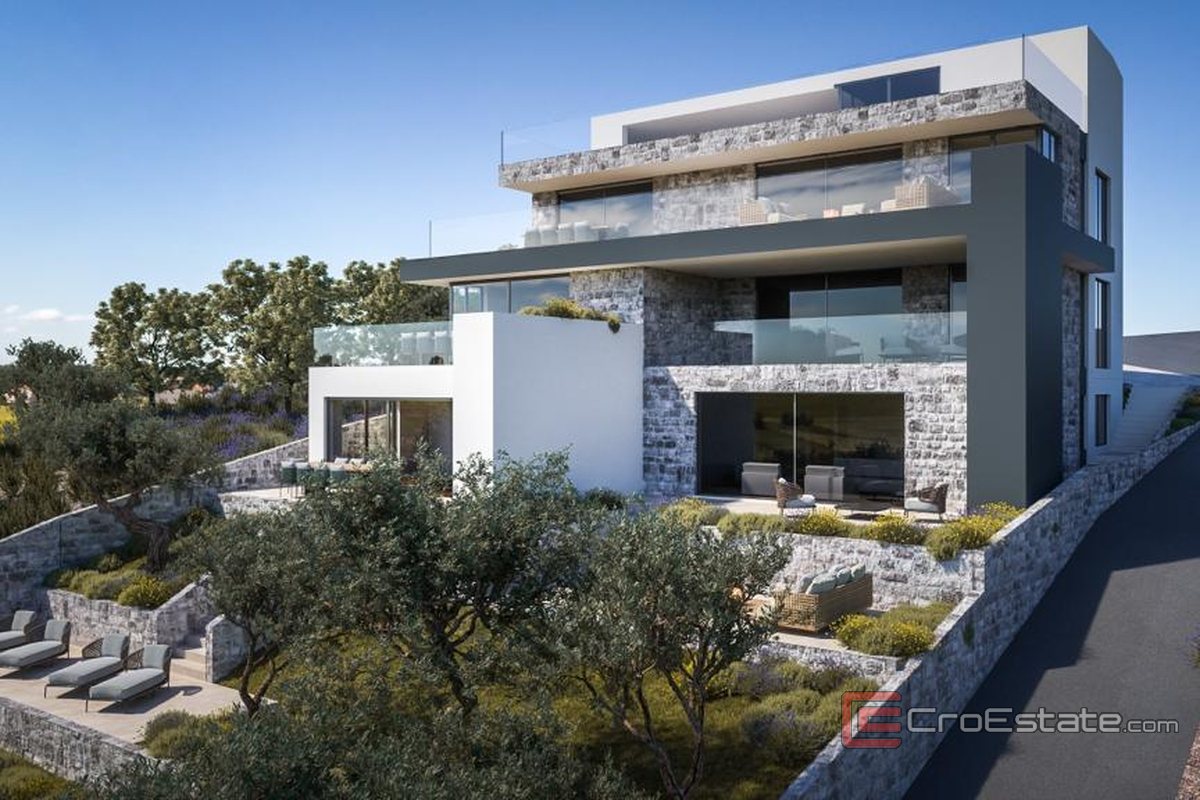 001 2035 253 Ciovo Luxury two storey apartment with sea view for sale 001 2035 253 Ciovo Luxury two storey apartment with sea view for sale