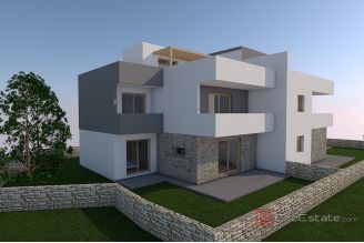 008 2041 102 Sibenik Modern semi detached villas with pool for sale