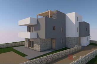008 2041 102 Sibenik Modern semi detached villas with pool for sale