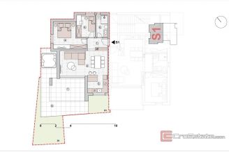 04 2046 75 Primosten Luxury apartment with sea view