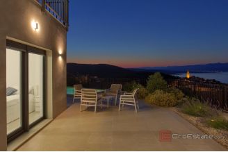 014 1023 28 Krk Semi detached villa with pool and sea view for sale