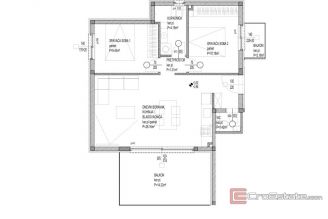 013 2035 266 Ciovo Modern two bedroom apartment with sea view for sale